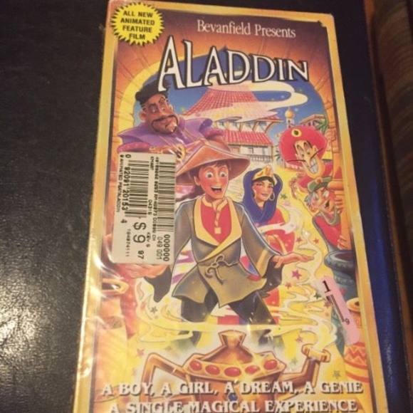 Bevanfield Presents Aladdin Vhs - Picture 1 of 2